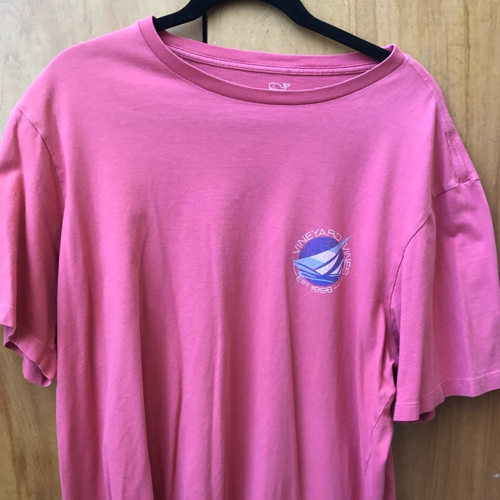 Pink Vineyard Vines shirt size L